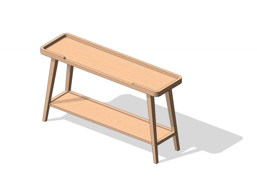 Levanten Dresser with Shelf 140x40