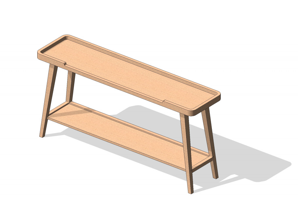 Levanten Dresser with Shelf 160x40
