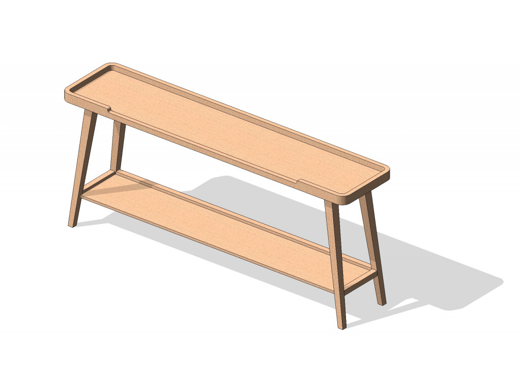 Levanten Dresuar Raflı 180x40