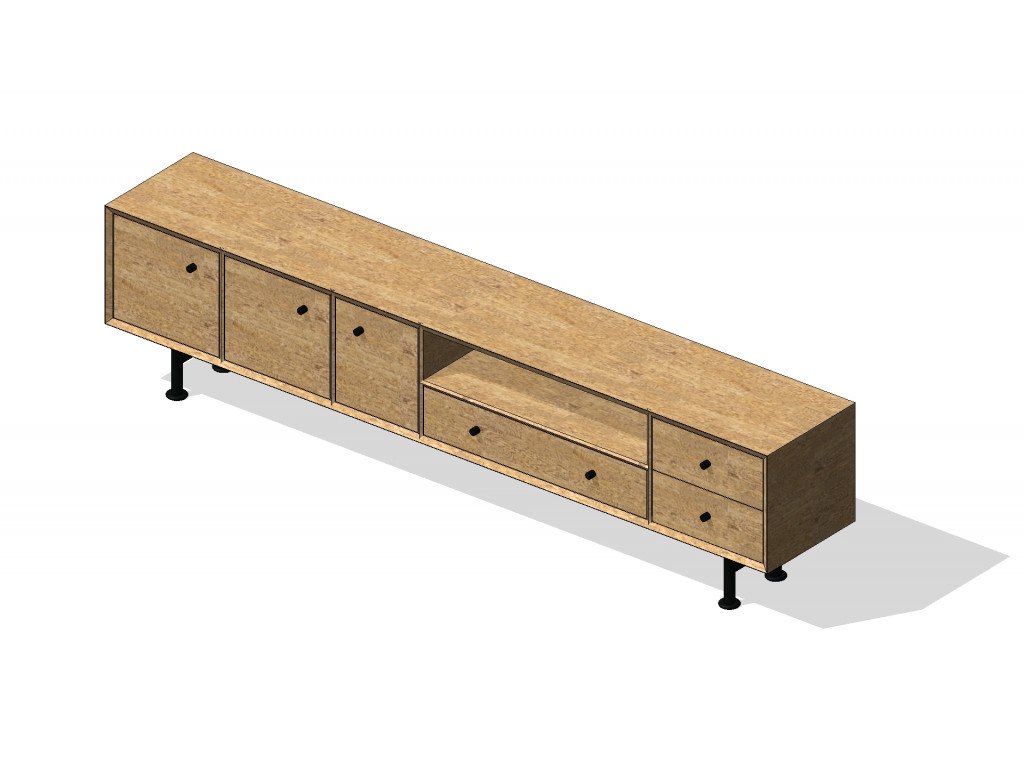 Muhtelif TV Unit 226x38x36