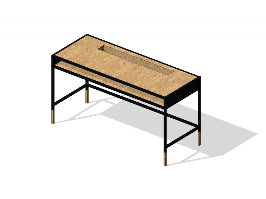 Cancana Study Desk 140x55