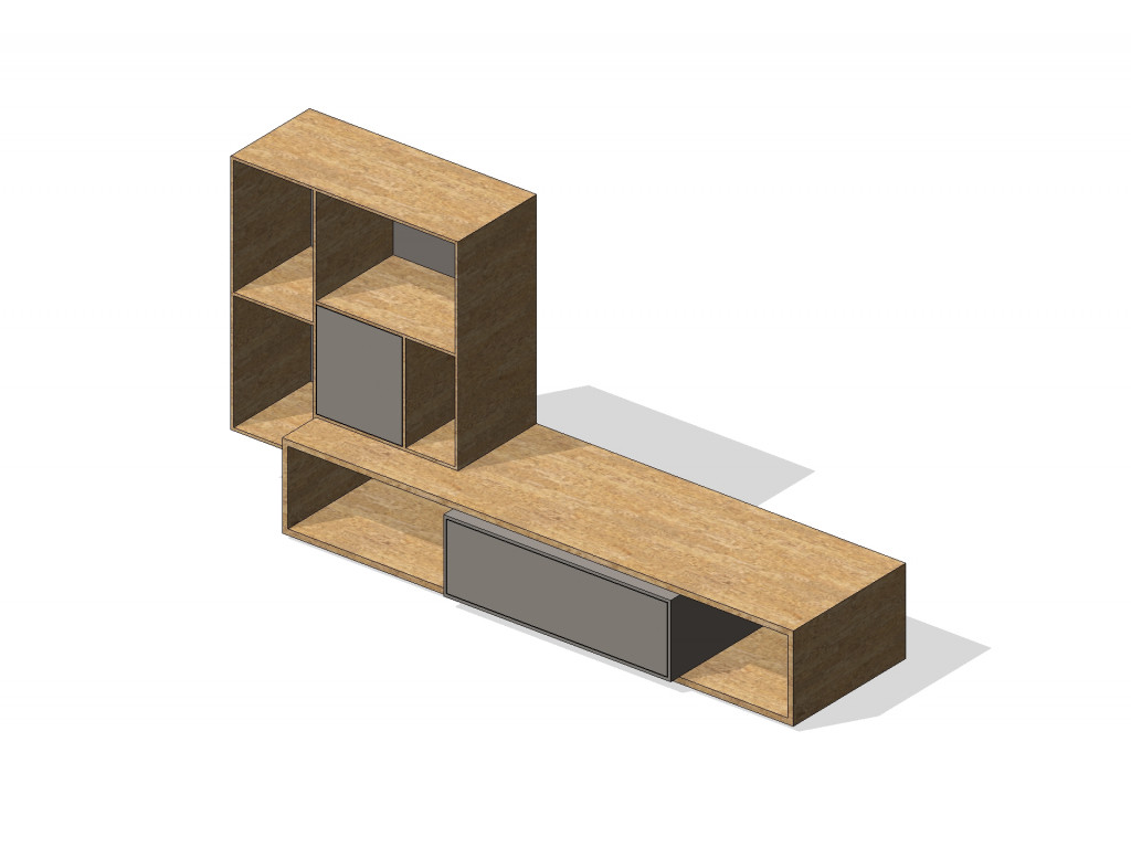 Yayvan TV Unit - Complete 200cm