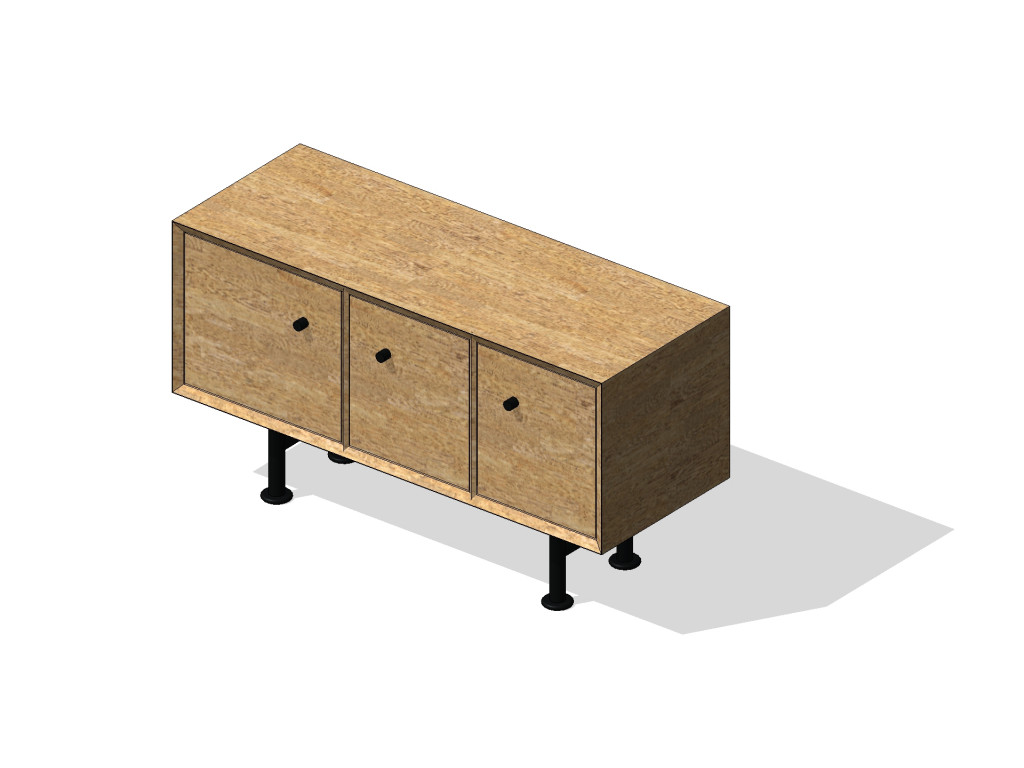 Muhtelif Commode - 3 Doors
