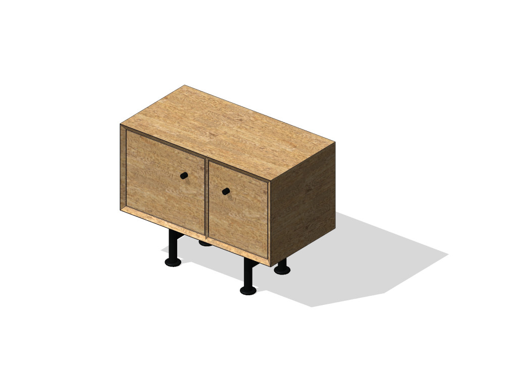 Muhtelif Commode - 2 Doors