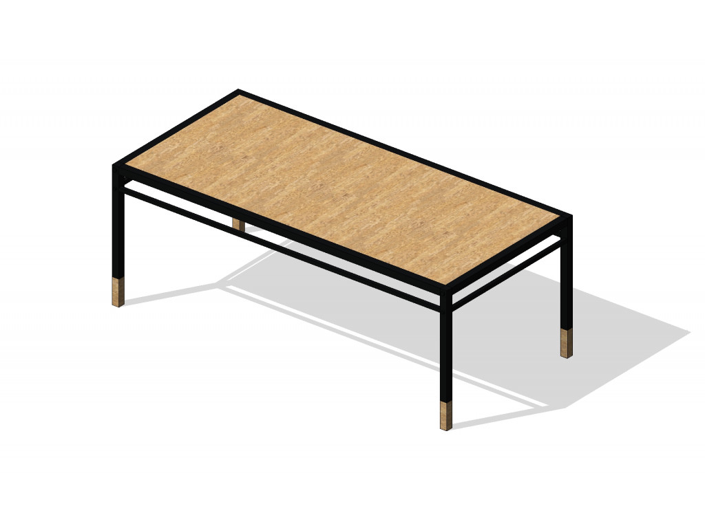 Cancana Meeting Table Wood - 200x95