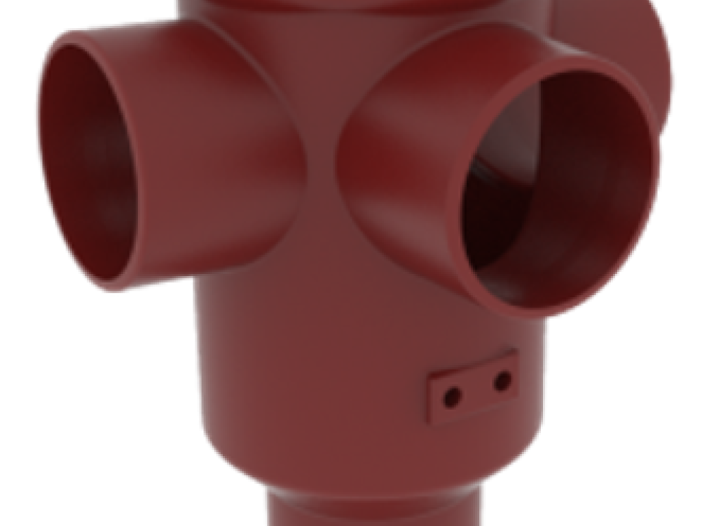 Branches for single downpipe 2 to 3 inlets