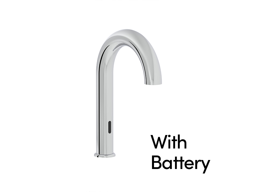 Basin Mixer Countertop Contactless With Battery Short Vitra - Liquid Series