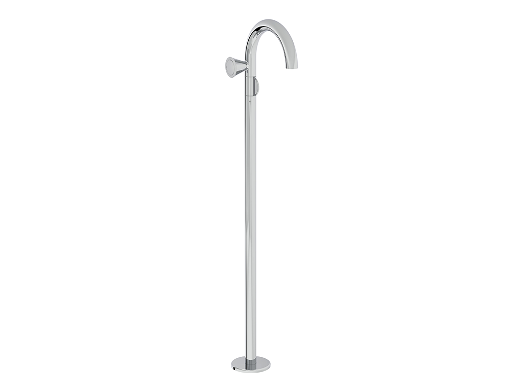 Basin Mixer From Floor Left Hand Use Vitra - Liquid Series