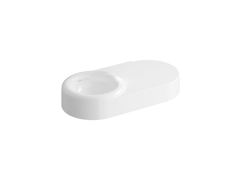 Wash Basin Asymmetrical 80cm Wall Mounted Vitra - Liquid Series ürün görseli 3