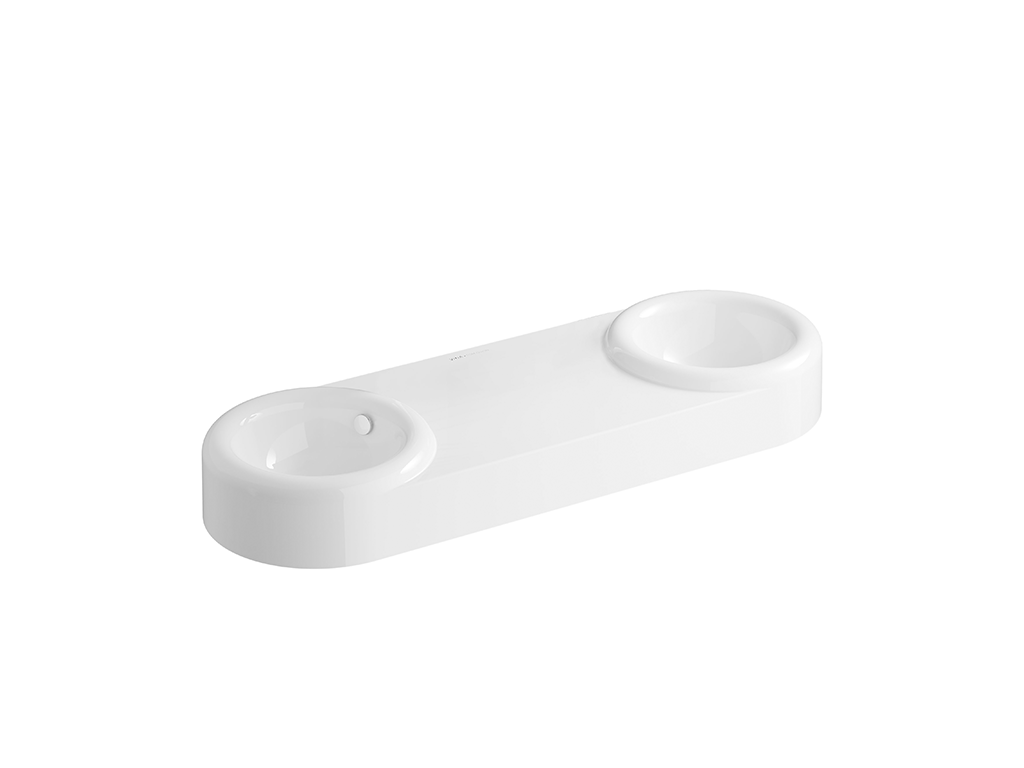 Wash Basin Double 120cm Wall Mounted Vitra - Liquid Series ürün görseli 3