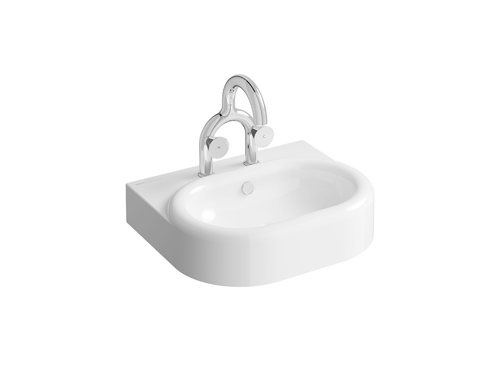 Wash Basin Wall Hung Straight Round 60cm Vitra - Liquid Series ürün görseli 6