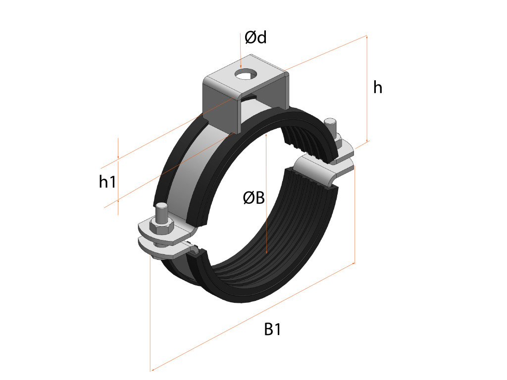 SDNA Heavy Duty Pipe Clamp product image 2