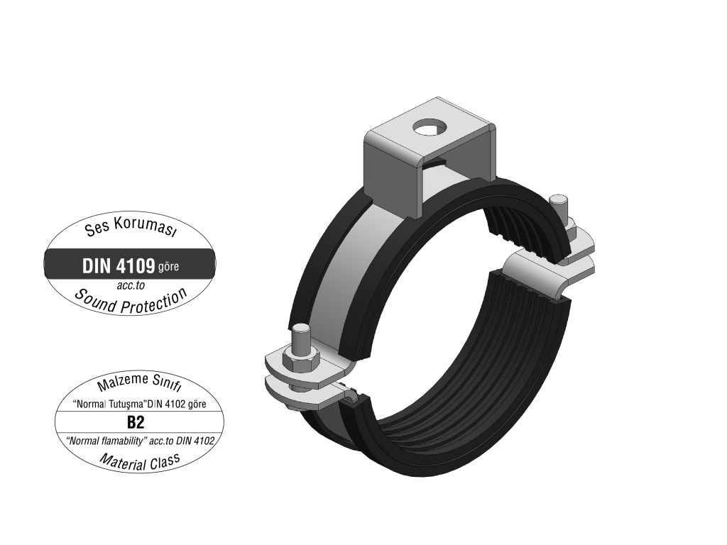 SDNA Heavy Duty Pipe Clamp product image 3
