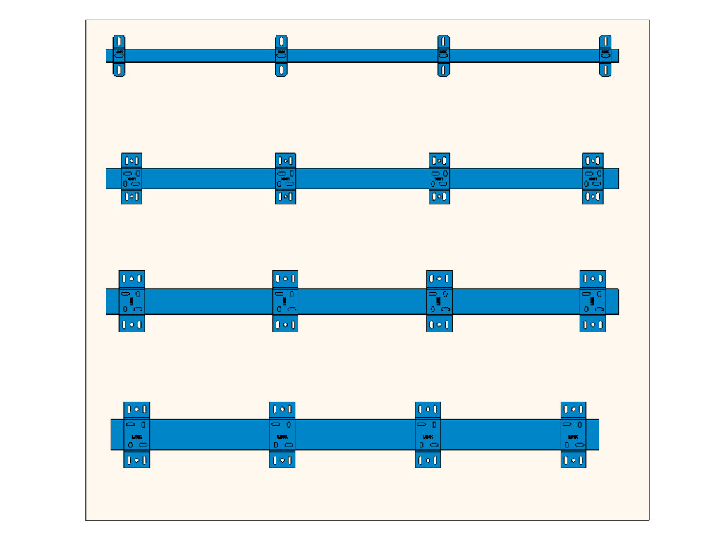 Heavy Duty Wall Mounted Riser Support System (1H) product image 2
