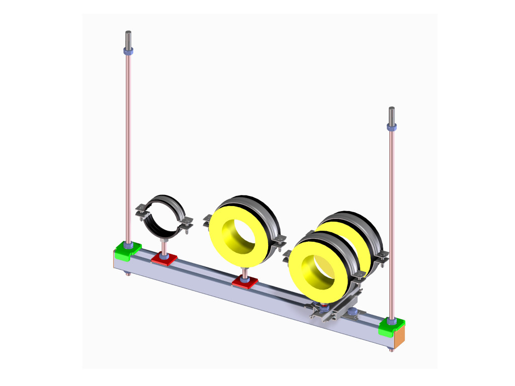Light Duty Ceiling Mounted Support System (2R+1H) product image 2