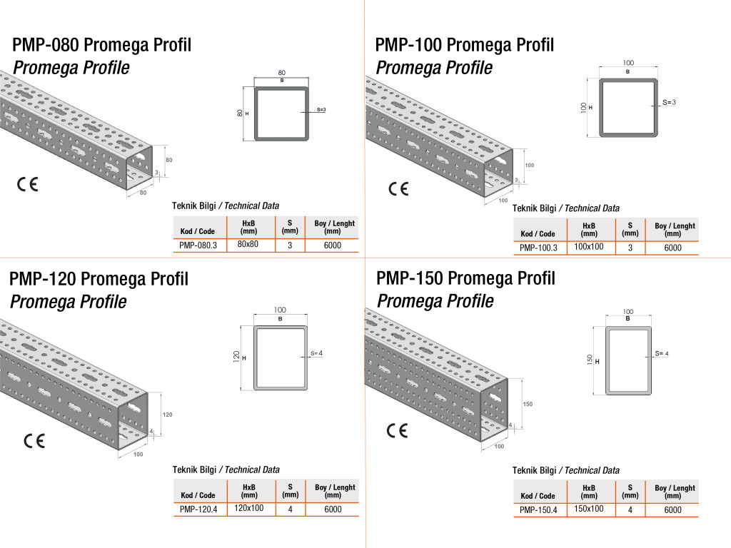 Heavy Duty Ceiling - Floor Mounted Support System (2V+2H) product image 4
